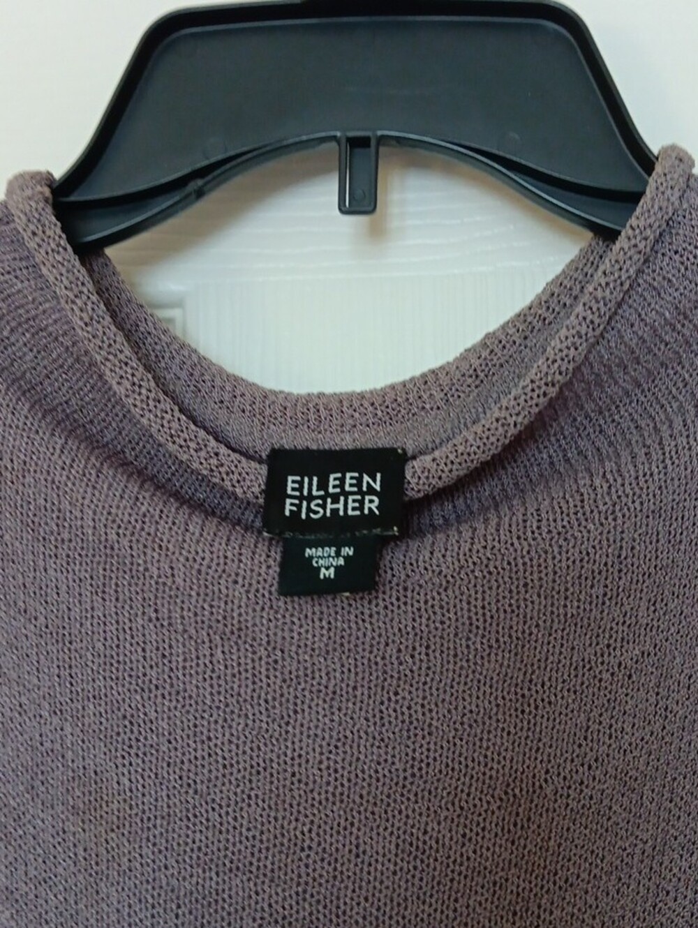 Eileen Fisher Plum Sleeveless Knit Shell.SIZE M.EUC - Picture 4 of 6